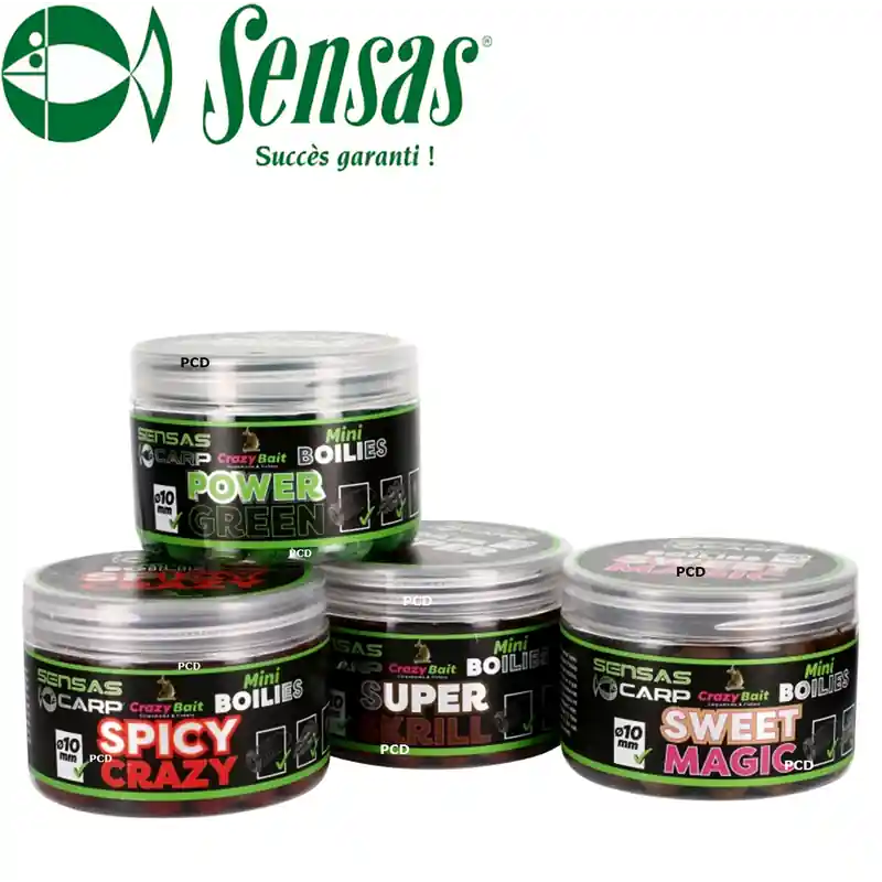 Acheter Direct MINI BOUILLETTES SENSAS MINI BOILIES MAGIC FRUITY 10MM 70G