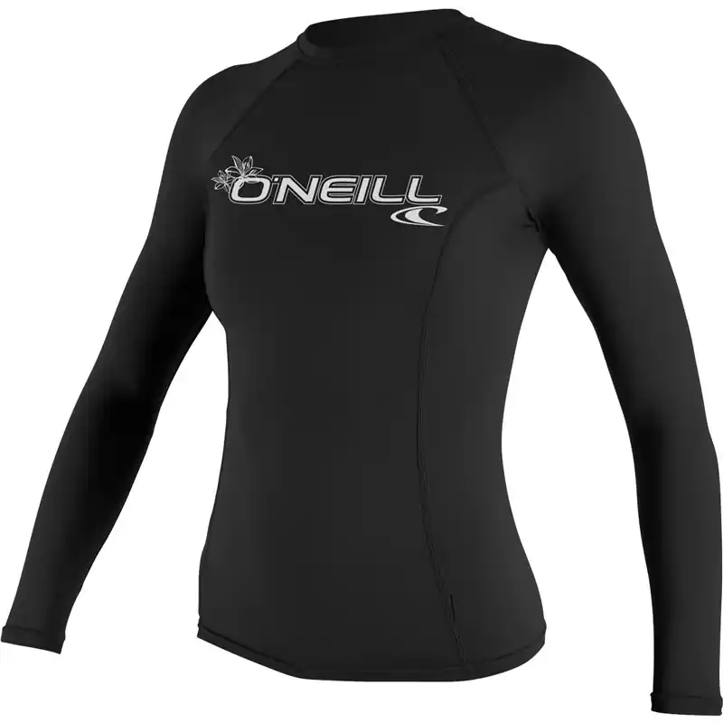 Lycra femme manches longues O‘Neill Basic Skins Noir Meilleure Vente