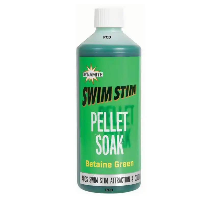 Attractant Liquide Dynamite Baits Swim Stim Bétaine Green Pellet Soak 500ml Haute Qualité