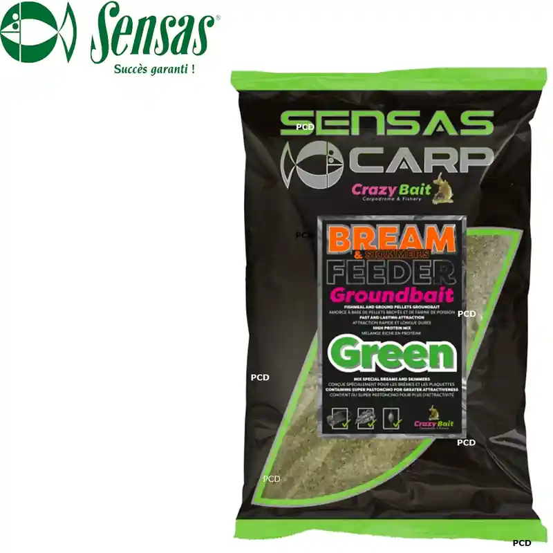 Achetez Aujourd&rsquo;hui AMORCE SENSAS BIG BAG GROUNDBAIT UK BREAM FEEDER GREEN 2KG