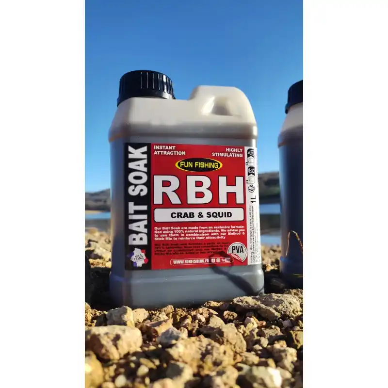 RBH BAIT SOAK SYSTEM – 1L – CRAB SQUID FUN FISHING Prix Bas