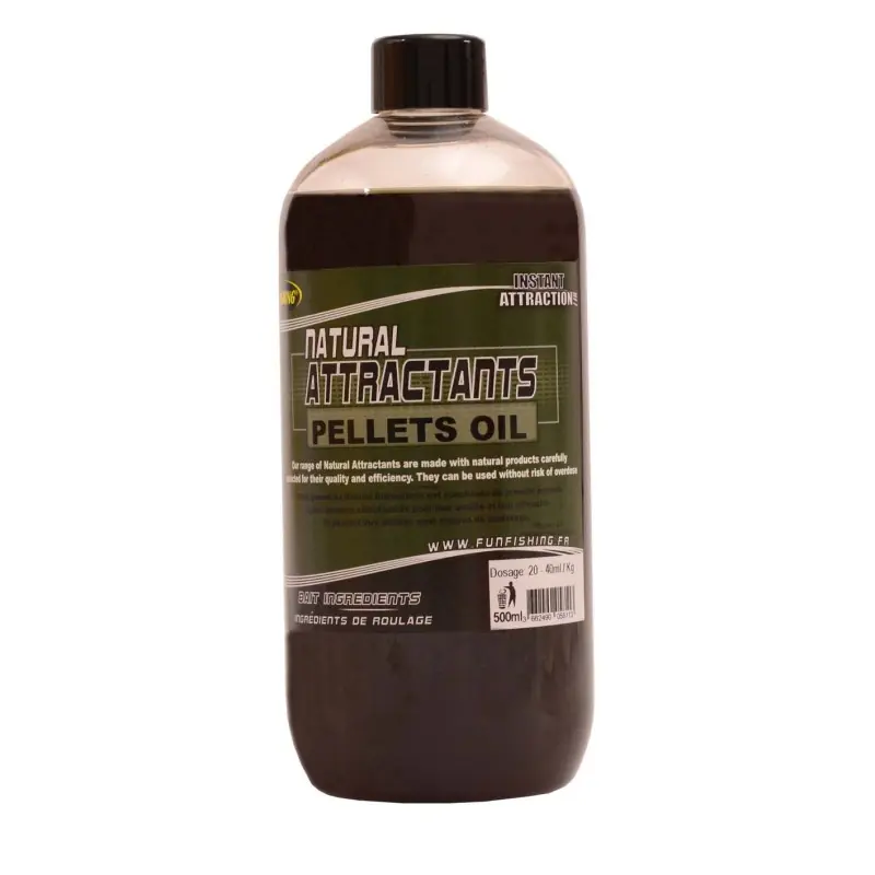Acheter Direct NATURAL ATTRACTANT – 500ML – PELLETS OIL FUN FISHING