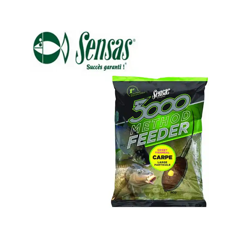 AMORCE SENSAS 3000 METHOD FEEDER CARPE 1KG Seulement Aujourd&rsquo;hui