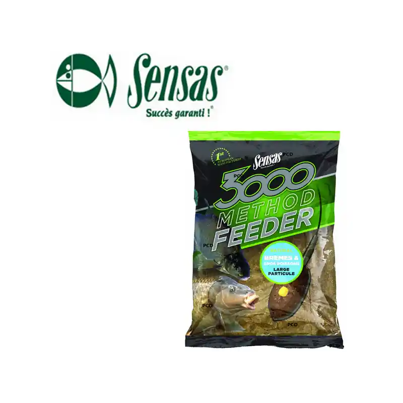 AMORCE SENSAS 3000 METHOD FEEDER BREMES ET GROS POISSONS 1KG Meilleure Vente