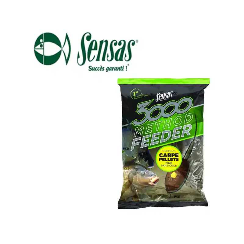 AMORCE SENSAS 3000 METHOD FEEDER CARPE PELLETS 1KG Vente Flash