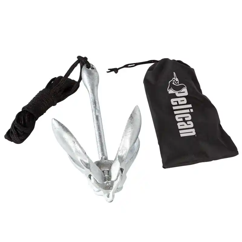 Ancre rétractable Pelican pour kayak 1.3 Kg Prix Réduit