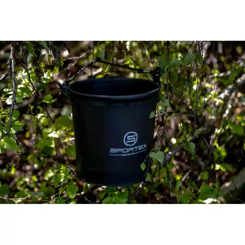 Pas Cher SEAU AVEC ANSE EVA 21/18/20CM NOIR SPORTEX