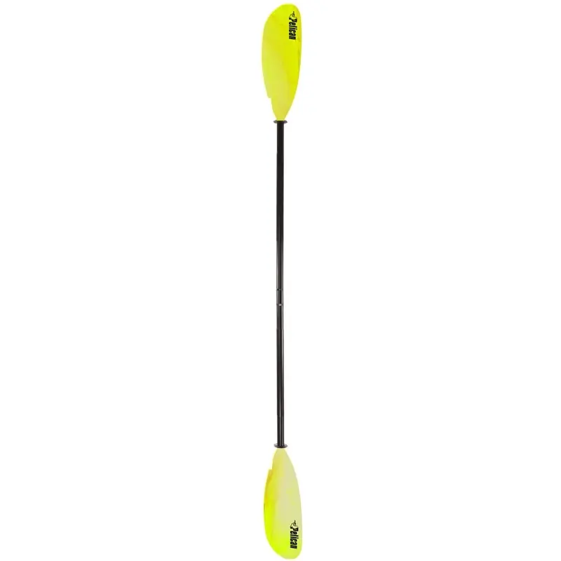Marque Pagaie Kayak Pelican Poseidon – alu – 2 parties – 230 cm – Vert/jaune