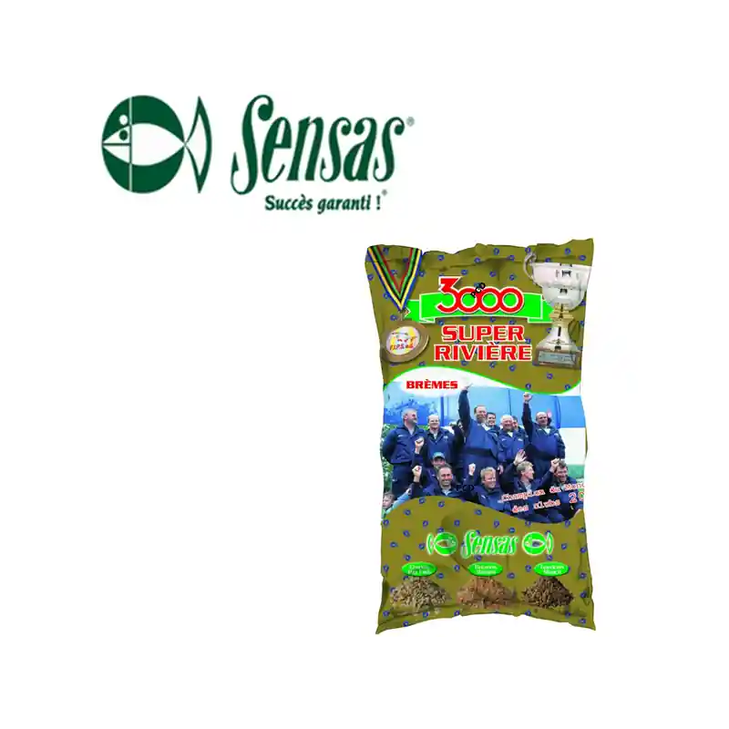 Top Vente AMORCE SENSAS 3000 SUPER RIVIERE BREMES 1KG