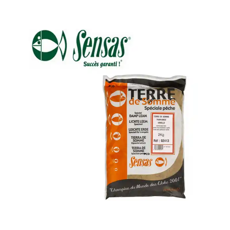TERRE DE SOMME PARFUMEE VANILLE SENSAS 2KG Nouvel Arrivage