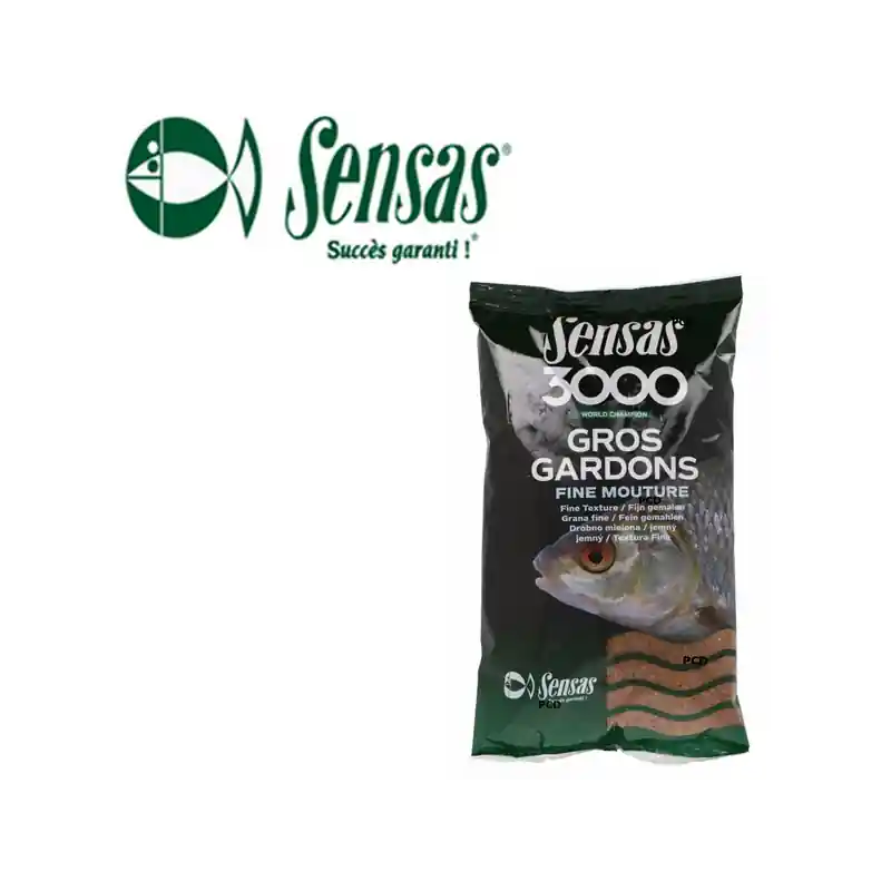AMORCE SENSAS 3000 GROS GARDONS FINE MOUTURE 3KG Pas Cher