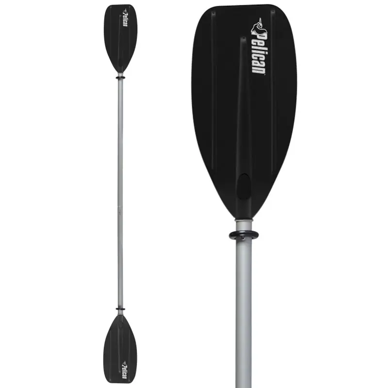 Pagaie Kayak Pelican Junior alu Noir 2 parties 183 cm Nouveauté