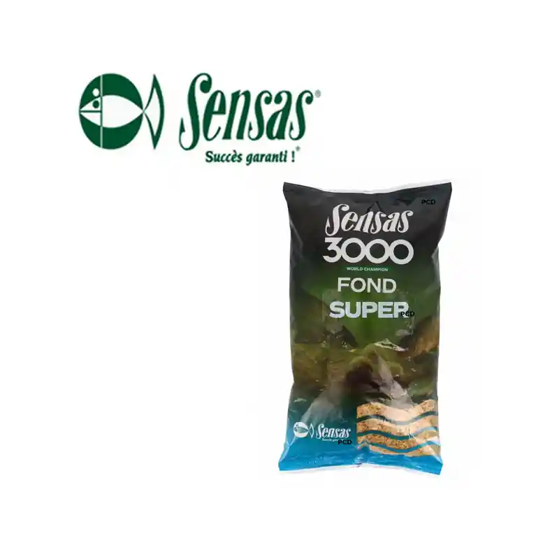 AMORCE SENSAS 3000 SUPER FOND 1KG Bon Marché