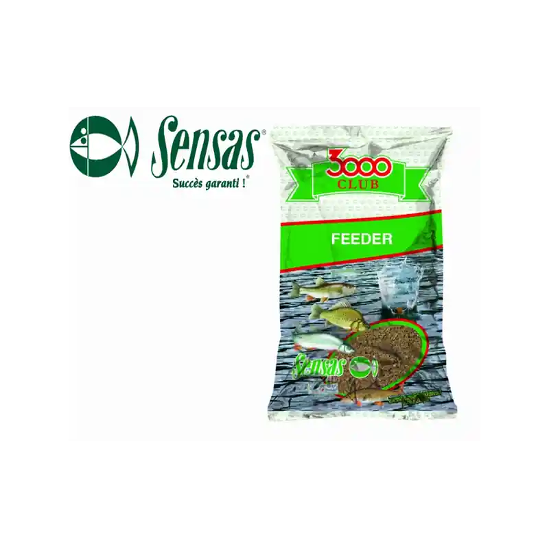 AMORCE SENSAS 3000 CLUB FEEDER 1KG Populaire
