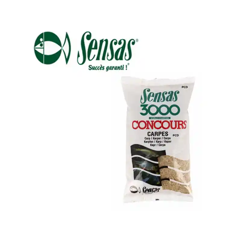 AMORCE SENSAS 3000 CONCOURS CARPES 1KG Prix Bas