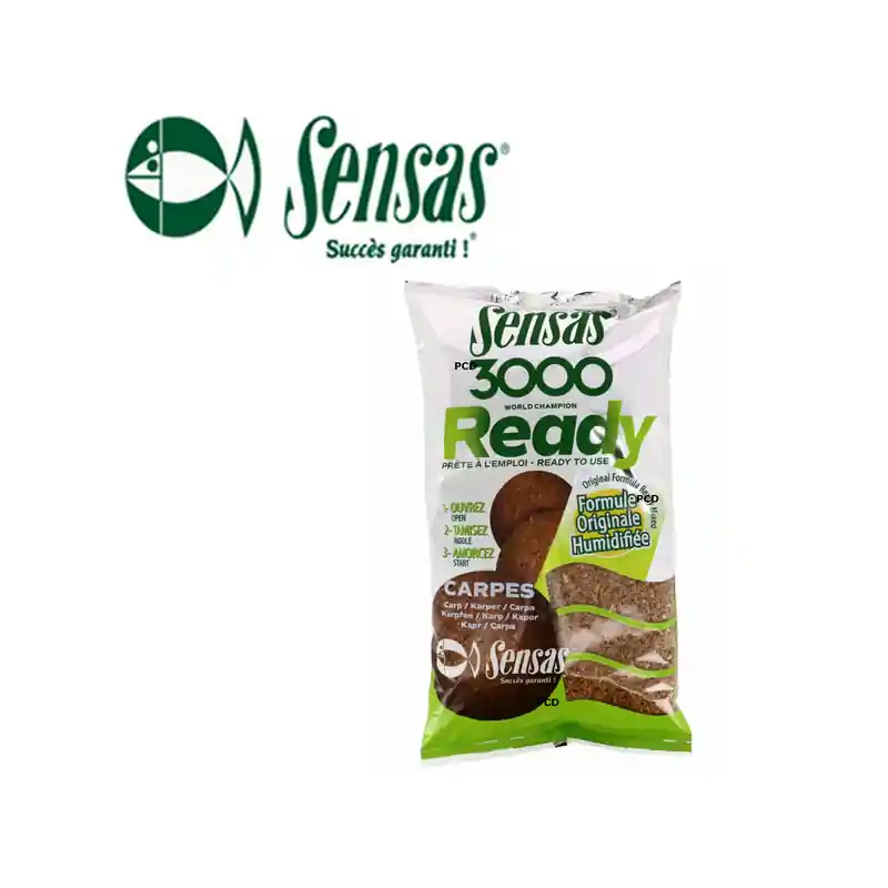 AMORCE SENSAS 3000 READY CARPES 1KG250 Populaire