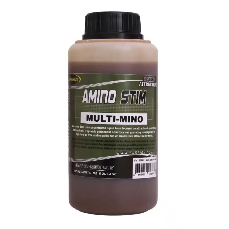 Authentique AMINO STIM – 500ML – MULTI-MINO (MELANGE DE 20 ACIDES AMINES)