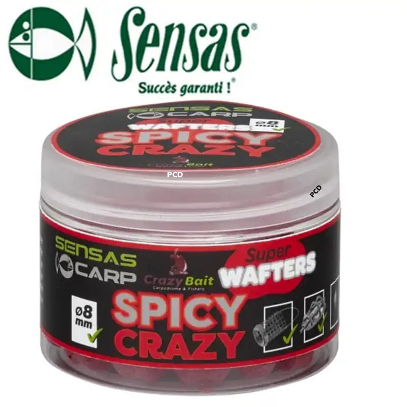 SUPER WAFTERS SENSAS SPICY CRAZY 8MM 80G Dernière Chance