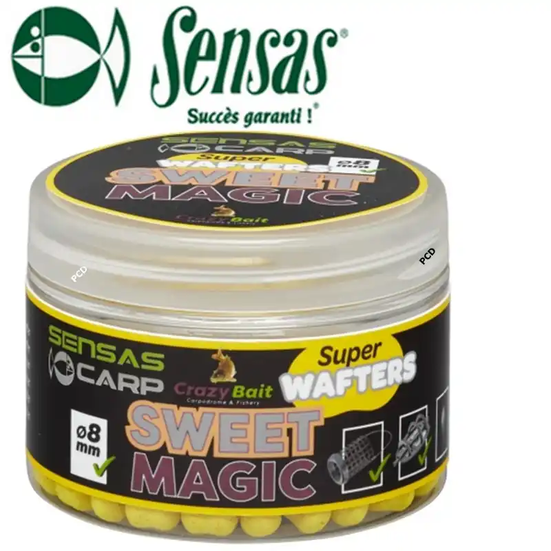 SUPER WAFTERS SENSAS SWEET MAGIC 8MM 80G Pas Cher