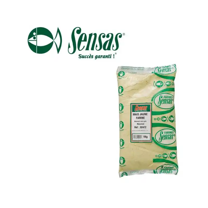 Authentique FARINE SENSAS CLASSIQUES MAIS JAUNE 1KG