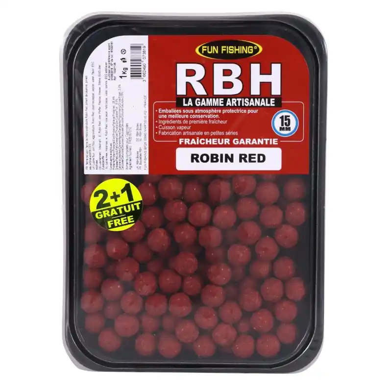 RBH BOILIES 800GR – 15MM – ROBIN RED Livraison Express