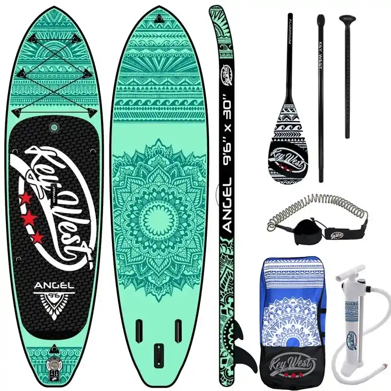 Prix Promo Sup Paddle Gonflable Key West Angel 9.6