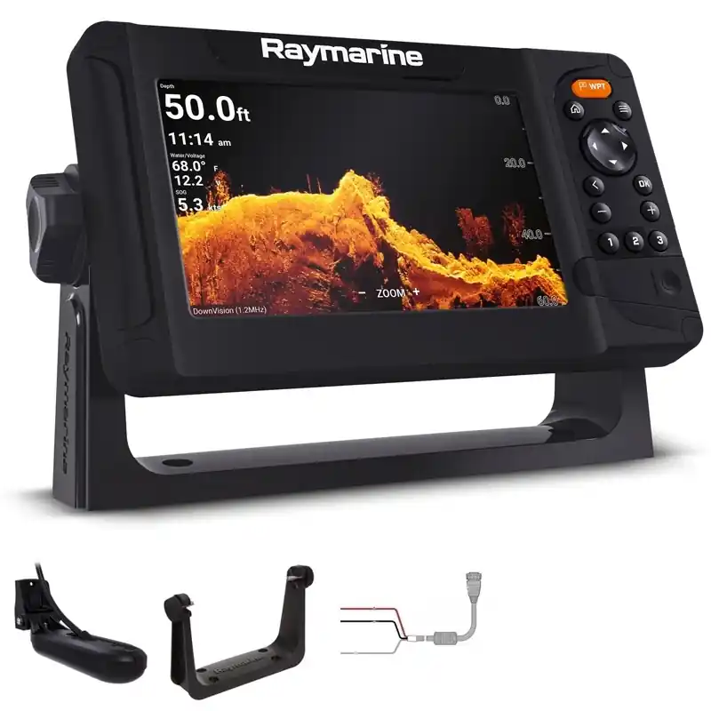 Sondeur GPS Raymarine Element 7 + sonde HV-100 200/350 kHz Bon Marché