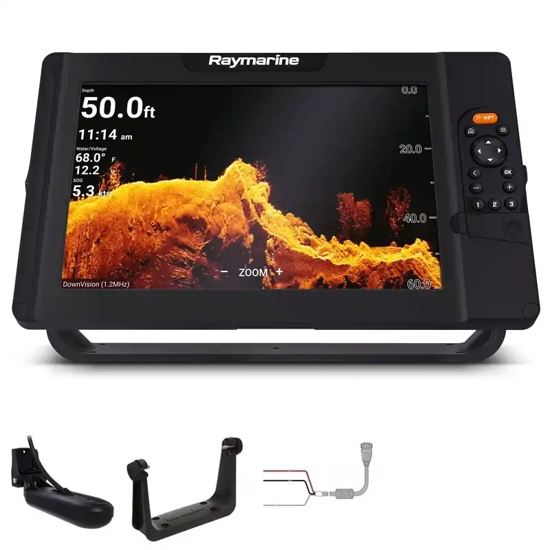 Commander Vite Sondeur GPS Raymarine Element 12 + sonde HV-100 200/350 kHz