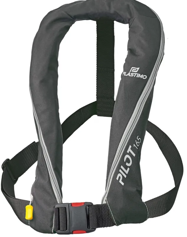 Gilet gonflable Plastimo Pilot 165N Manuel Noir Expédition Rapide