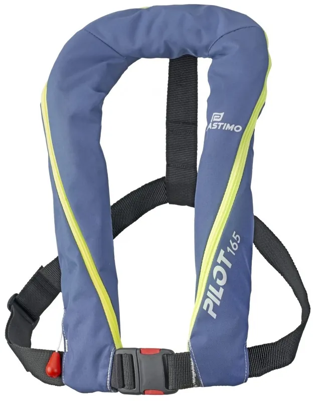 Solde Gilet gonflable Plastimo Pilot 165N Hydrostatique Hammar Bleu