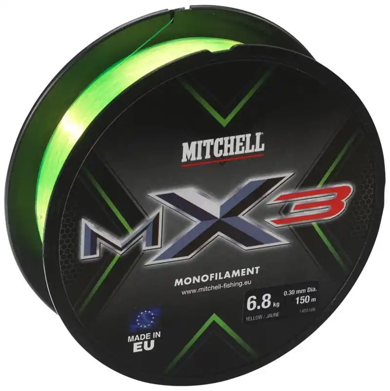 Nylon Mitchell MX3 150 m Jaune vif Expédié Aujourd&rsquo;hui