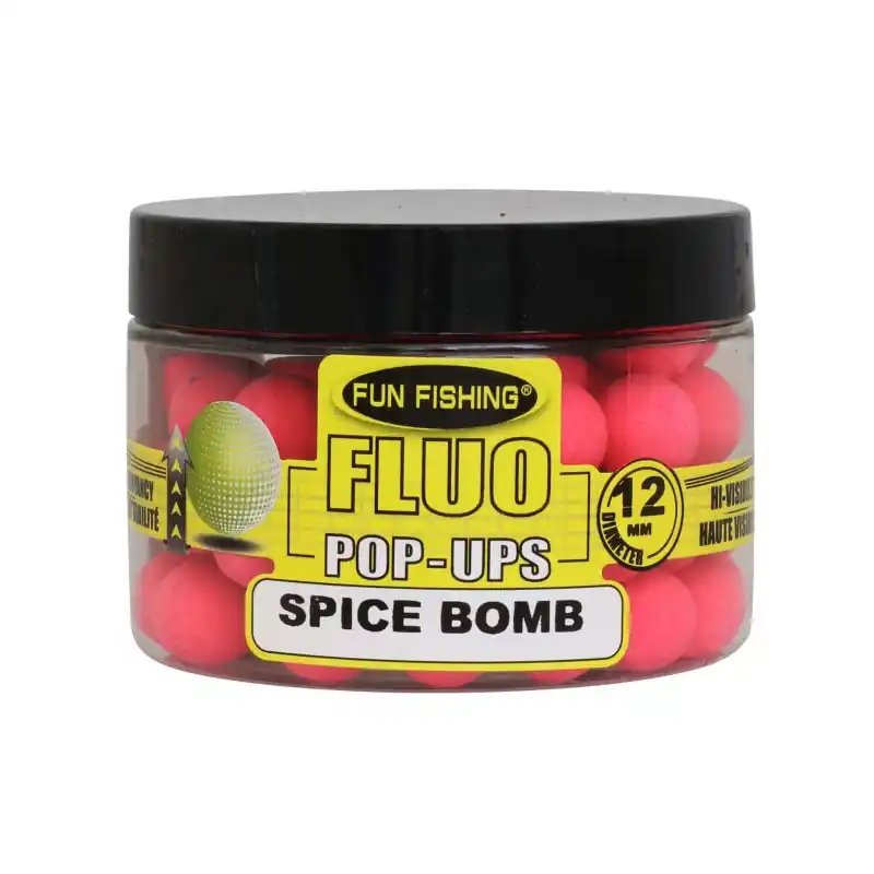Acheter Direct FLUO POP UPS -12MM – 40GR -ROSE / SPICE BOMB