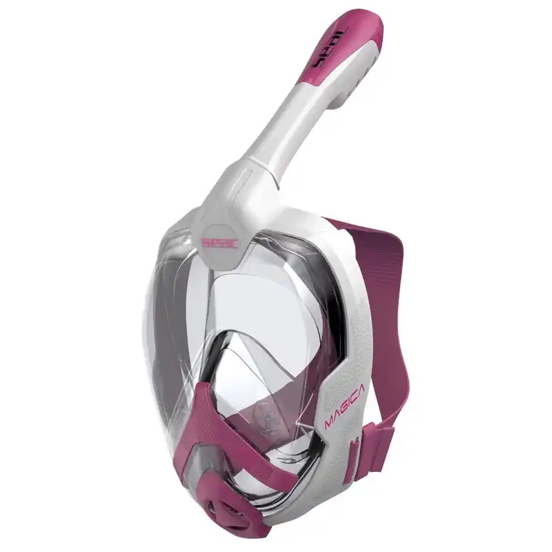 Livraison Express Masque Facial snorkeling Seac sub Magica Blanc-Rose Adulte S/M
