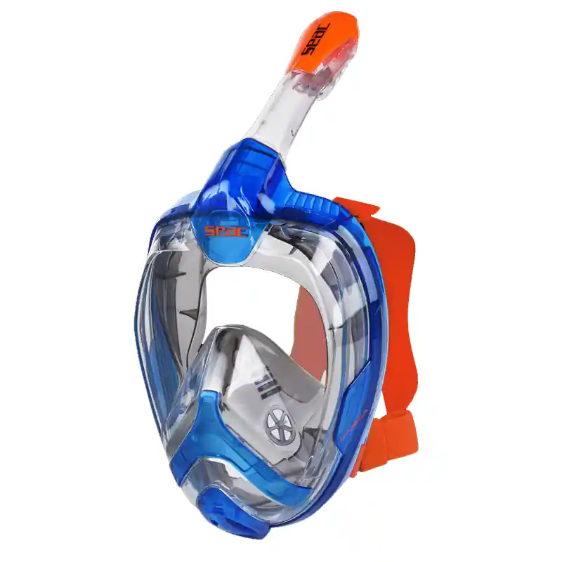 Jusqu&rsquo;à Épuisement Des Stocks Masque Facial snorkeling Seac sub Magica Bleu/Orange – Taille L/XL