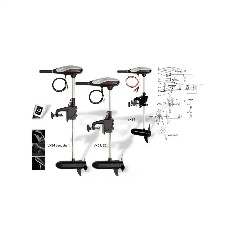 Promotion Moteur électrique bateau Rhino VX 65