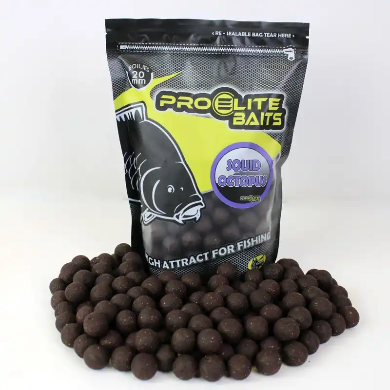 BOUILLETTE BOILIE CLASSIC SQUID OCTOPUS 14MM 800G PROELITE BAITS Produit De Marque