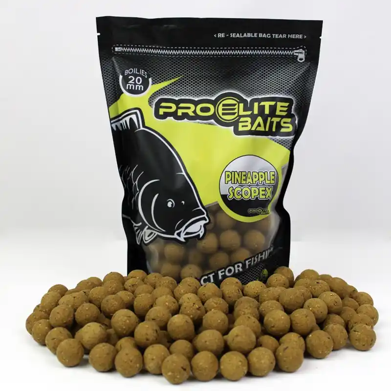 Usine Directe BOUILLETTE BOILIE CLASSIC PINEAPPLE SCOPEX 20MM 800G PROELITE BAITS
