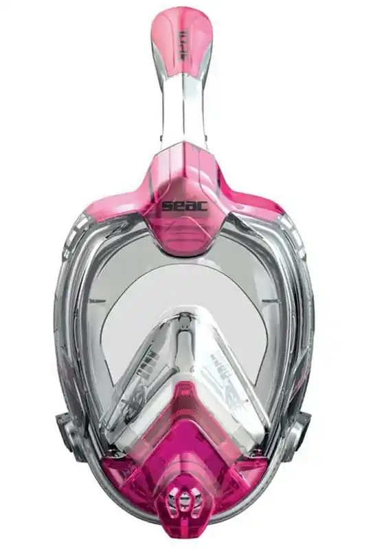 Soldes Masque Facial Seac sub Libera – Transparent/Rose – Taille S/Médium
