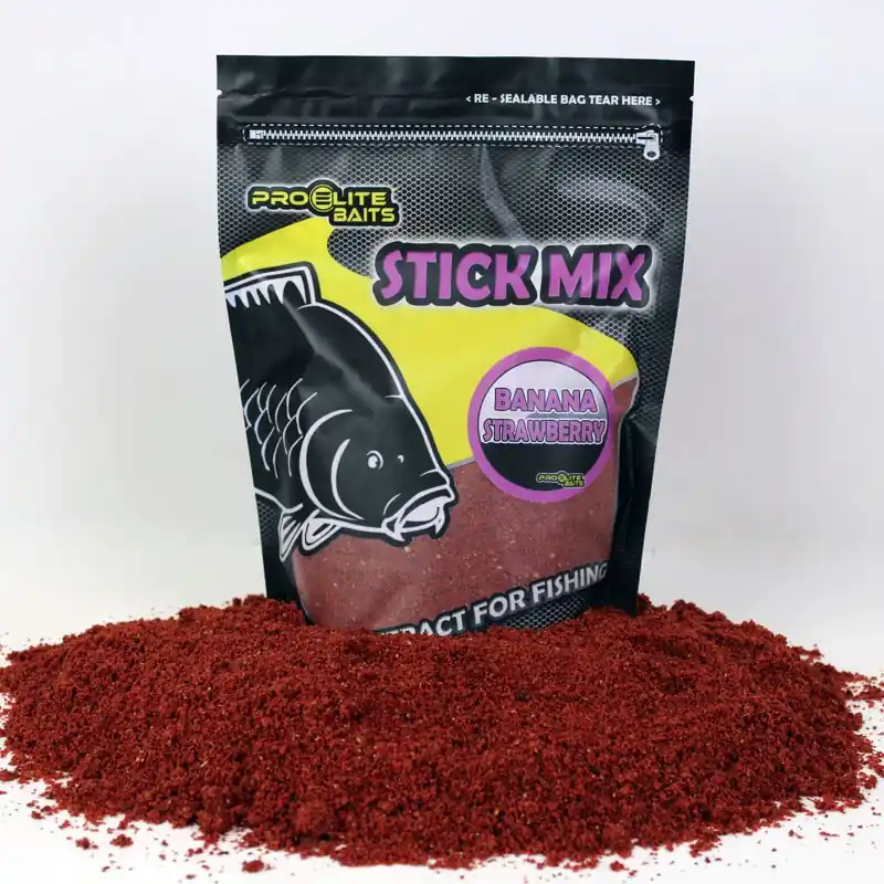 STICK MIX BANANA STRAWBERRY 800G PROELITE BAITS Offre Du Jour