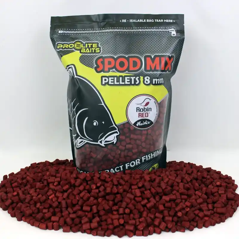 Bon Plan SPOD MIX 8MM PELLETS ROBIN RED 1.8KG PROELITE BAITS