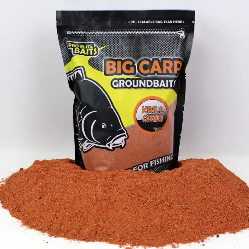 Super Prix BIG CARP GROUND BAITS KRILL CRAB 1.8KG PROELITE BAITS