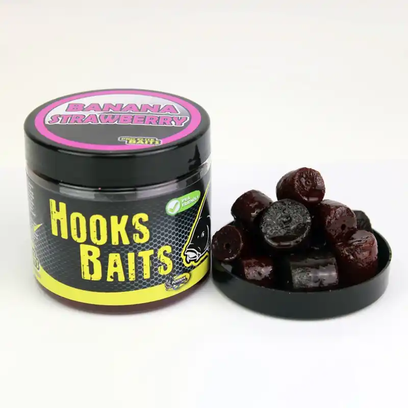 HOOK PELLETS LIQUID BOOSTER 14/20MM BANANA STRAWBERRY 100G PROELITE Retour Gratuit