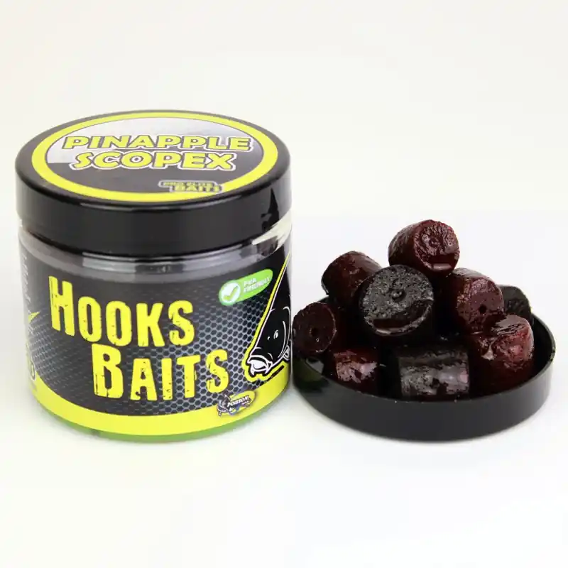 HOOK PELLETS LIQUID BOOSTER 14/20MM PINEAPPLE SCOPEX 100G PROELITE Quantité Limitée