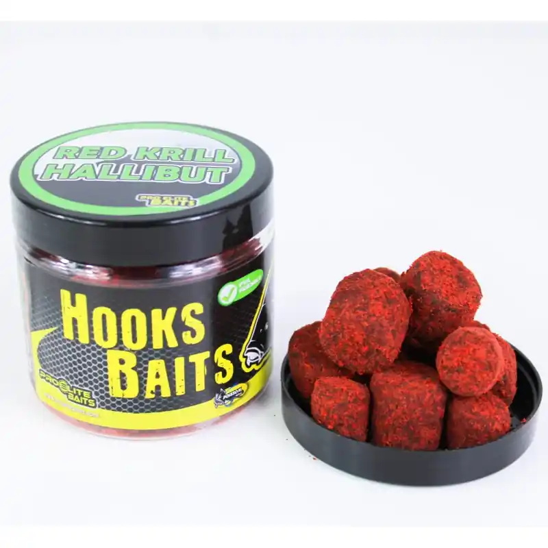 Affaire À Saisir HOOK PELLETS POWDER DIPS 14/20MM RED KRILL HALIBUT 100G PROELITE