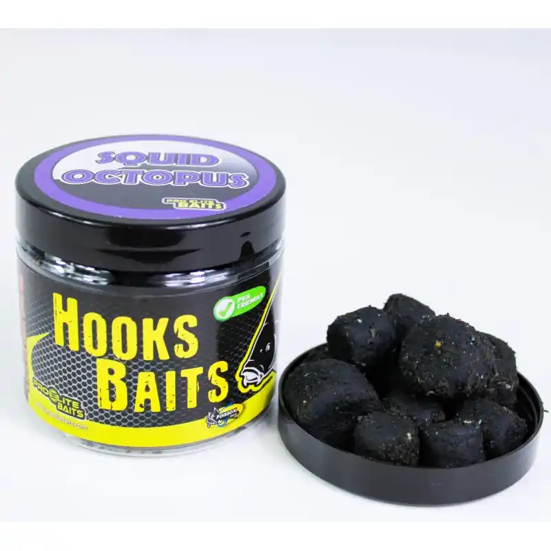 Haute Qualité HOOK PELLETS POWDER DIPS 14/20MM SQUID OCTOPUS 100G PROELITE