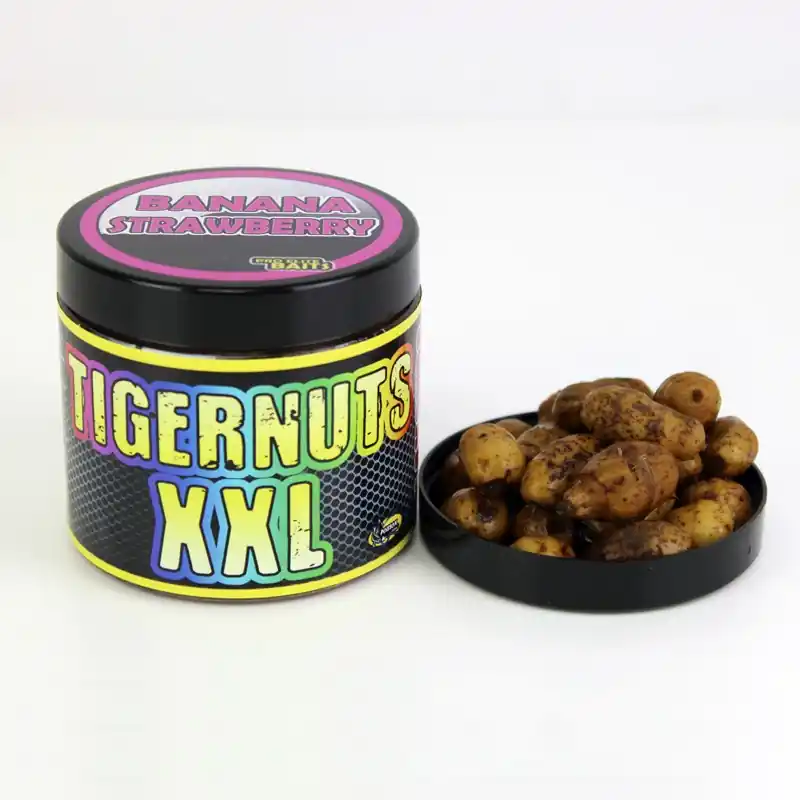 Commander Maintenant TIGERNUTS XXL FLAVOURS BANANA STRAWBERRY 100G PROELITE BAITS
