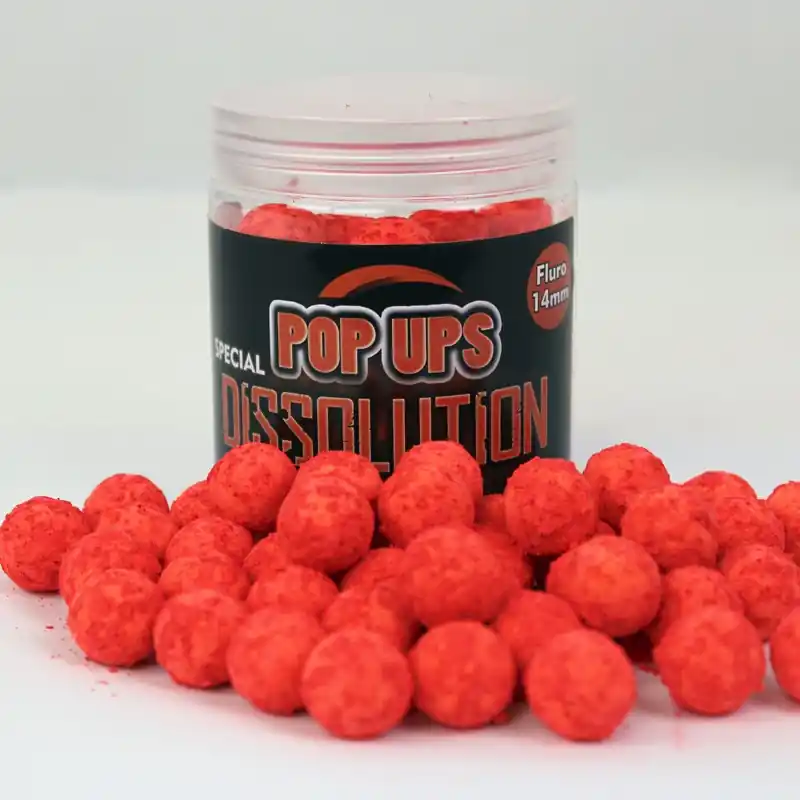 Super Prix POP UP DISSOLUTION FLUOR 14MM CRAB MACHINE ORANGE 70G PROELITE