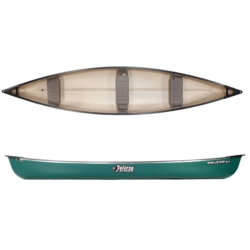 Canoë Pelican 3 places 15.5 Vert Acheter Direct