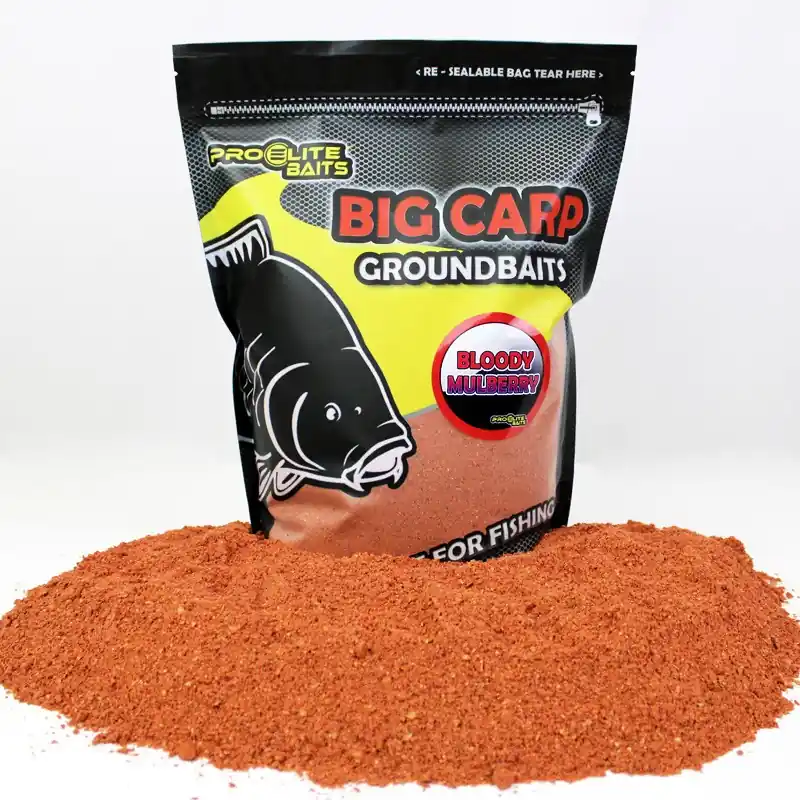 BIG CARP GROUND BAITS BLOODY MULBERRY 1.8KG PROELITE BAITS Petit Prix