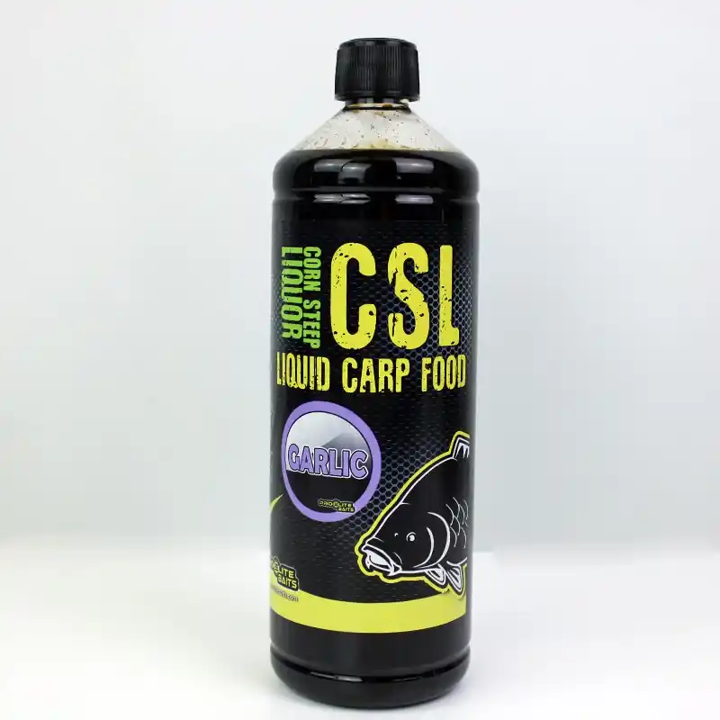 CSL LIQUID CARP FOOD GARLIC BAITS 1L PROELITE BAITS Commande En Gros